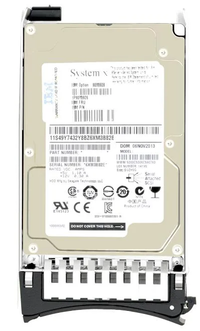 IBM IBM 90Y8878 300GB 2.5" SAS 10000 RPM laptop hard drive — product photo