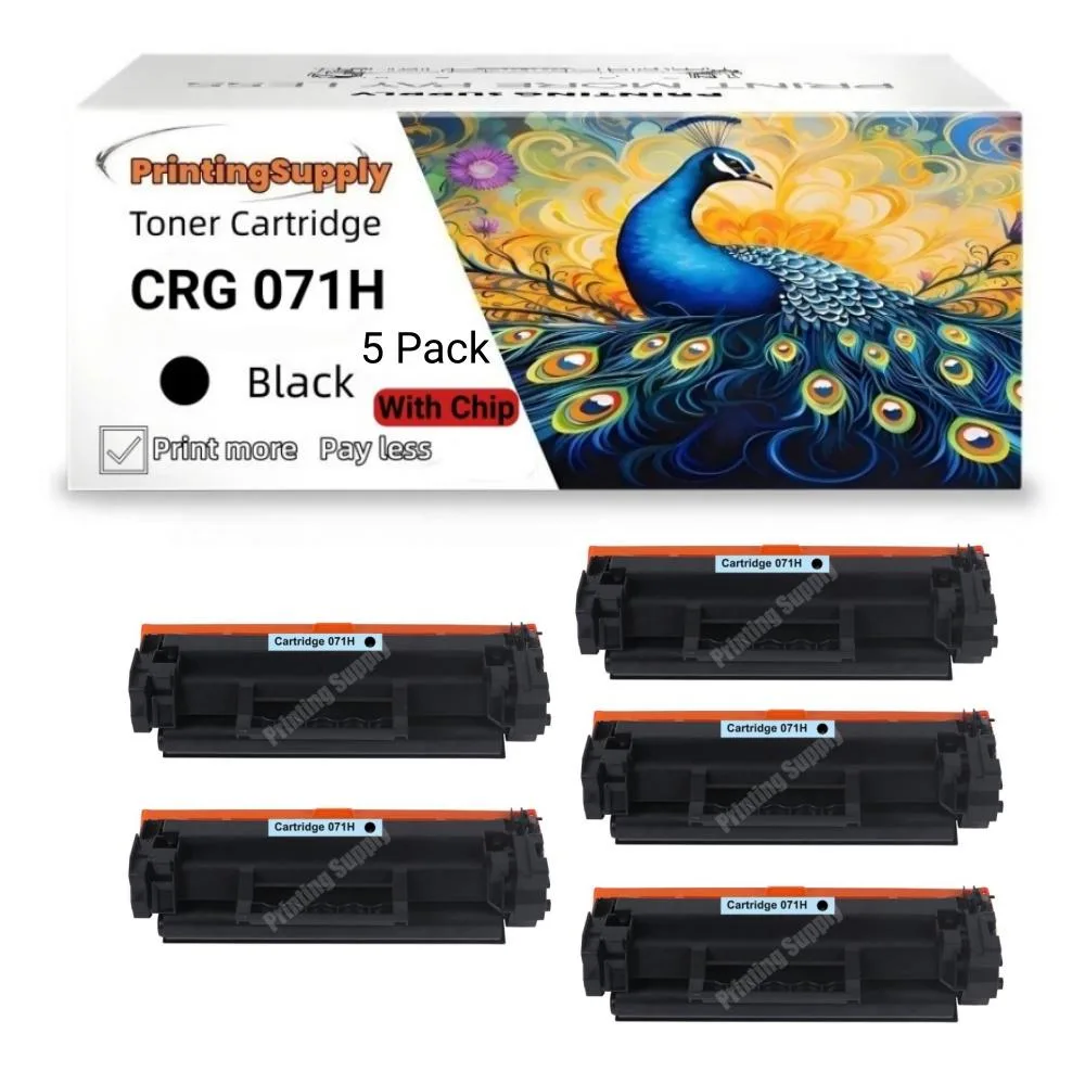 Aster Graphics Inc Aster Graphics Inc 071H Black High-Yield Toner Cartridge (5 Pack) — product photo