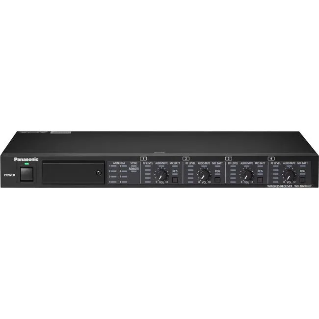 Panasonic Panasonic WX-SR204DN 4-Channel Dante Digital Wireless Mic Receiver — product photo