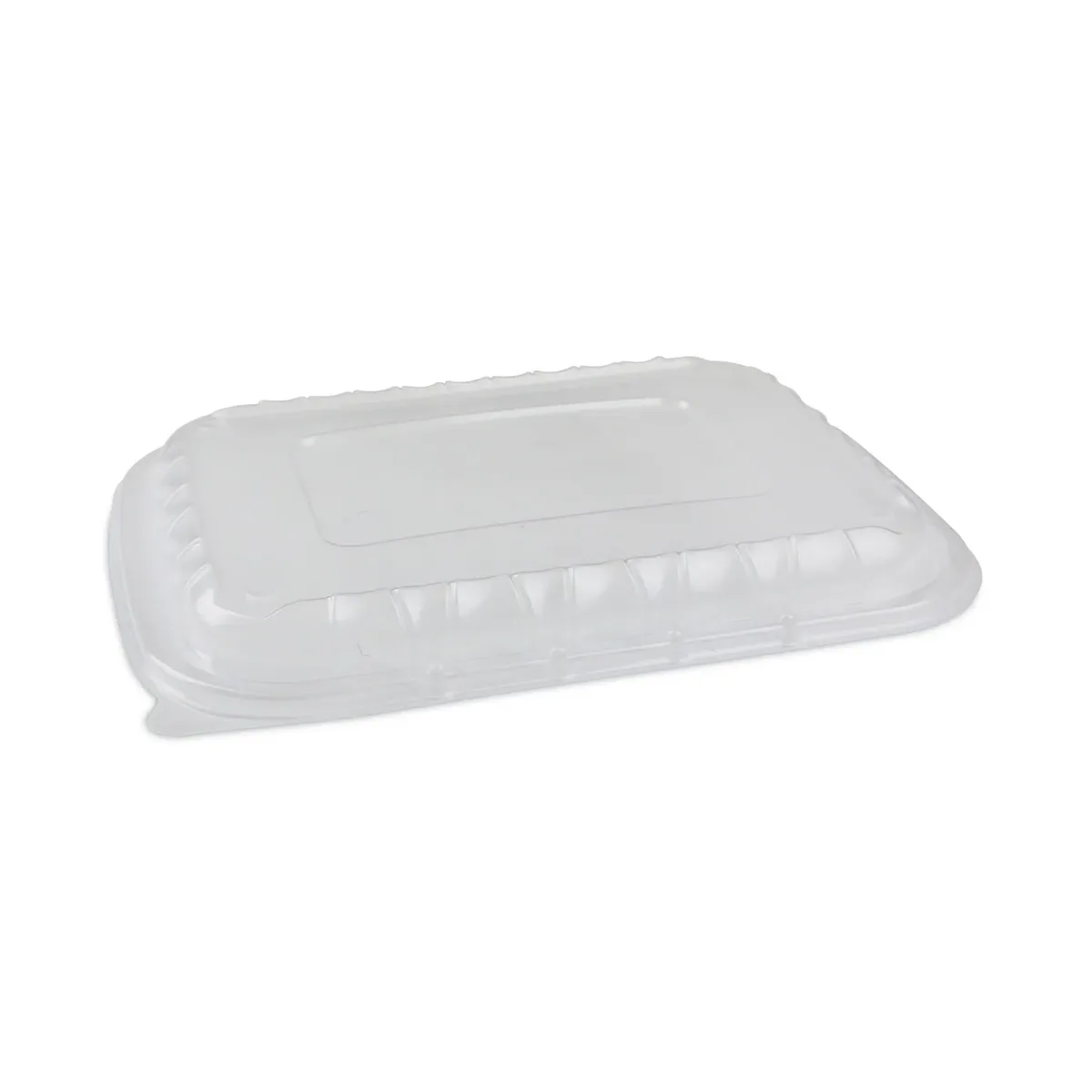 Pactiv Pactiv YCNV12X9PPDL Vented Lid 11.75 x 8.75 x .98 Clear 200/Carton — product photo