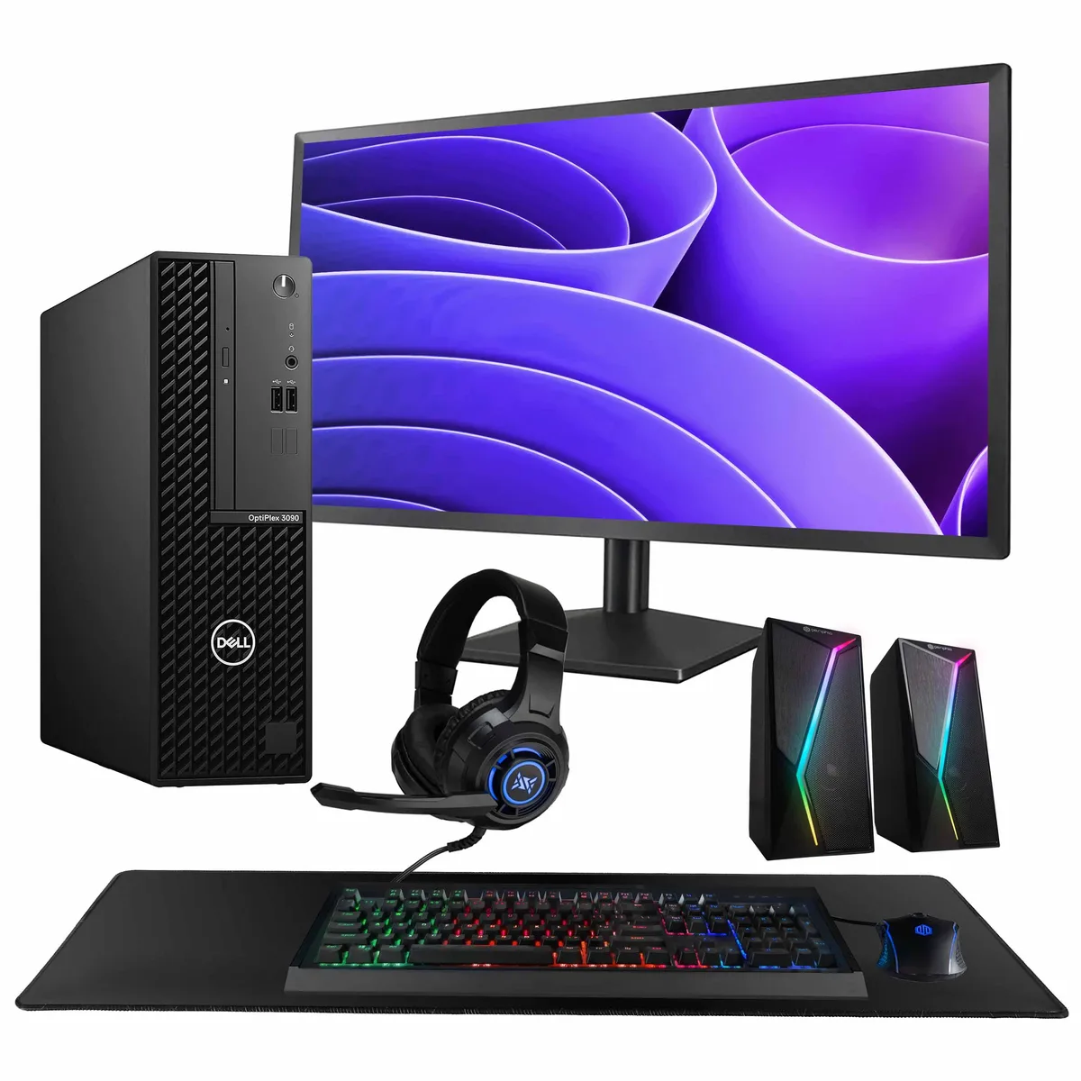 DELL DELL OptiPlex 3090 Desktop PC i5-10505 32GB DDR4 1TB SSD 24" Monitor — product photo