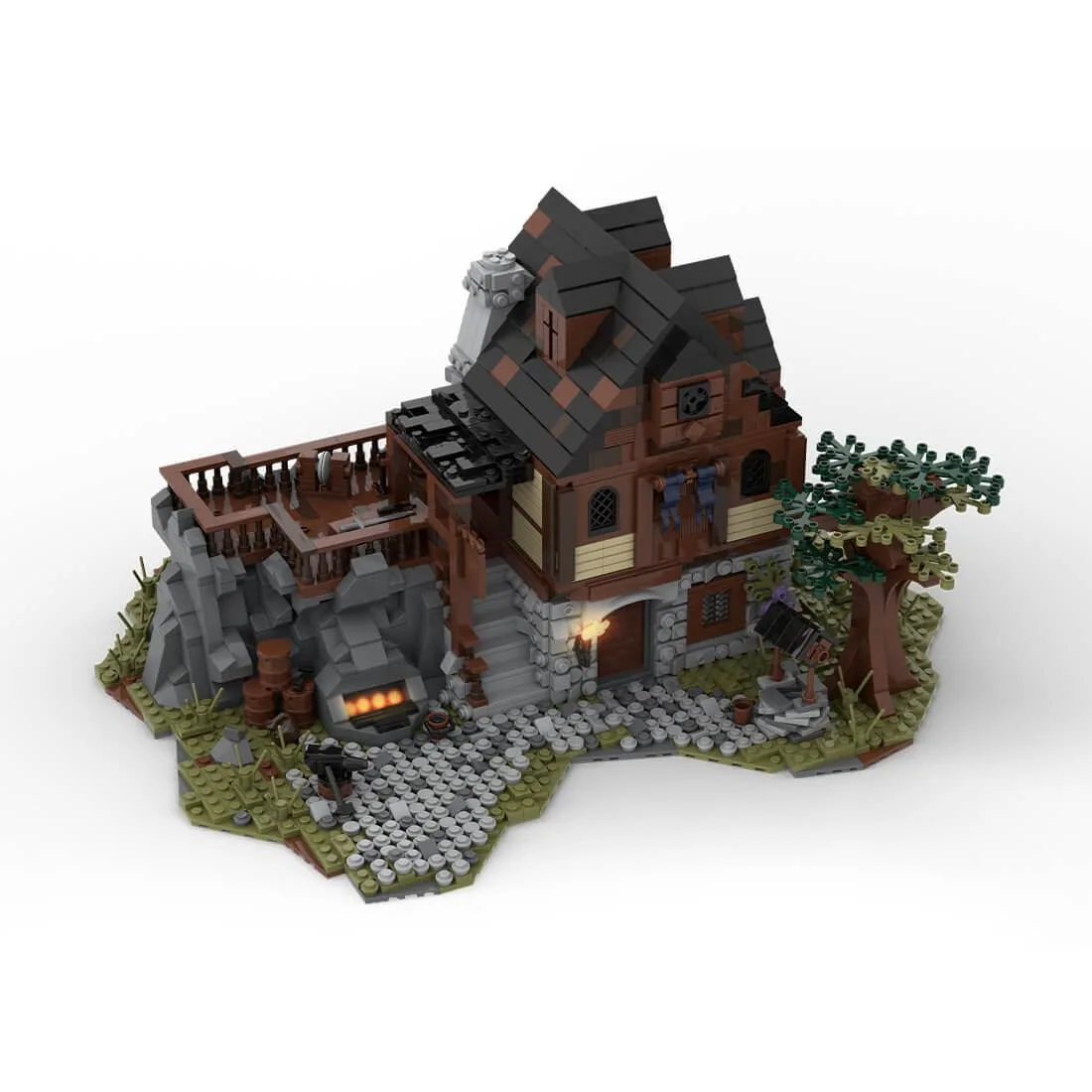 ZITIANYOUBUILD ZITIANYOUBUILD MOC-49666 Medieval Smithy 3130PCS — product photo