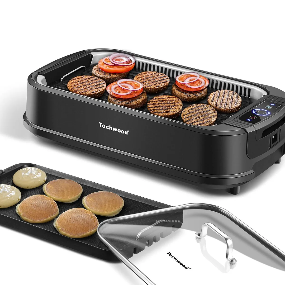  Techwood Electric BBQ Grill 1500W Black — product photo