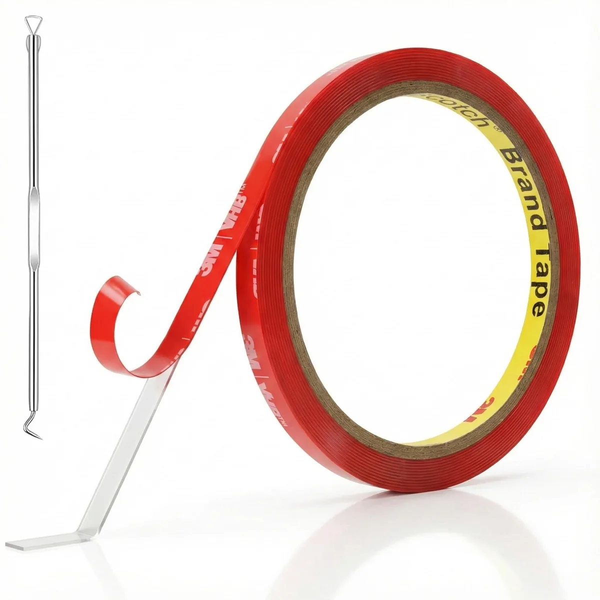  3M 4905 VHB Double-Sided Clear Tape .5mm 10ft — product photo
