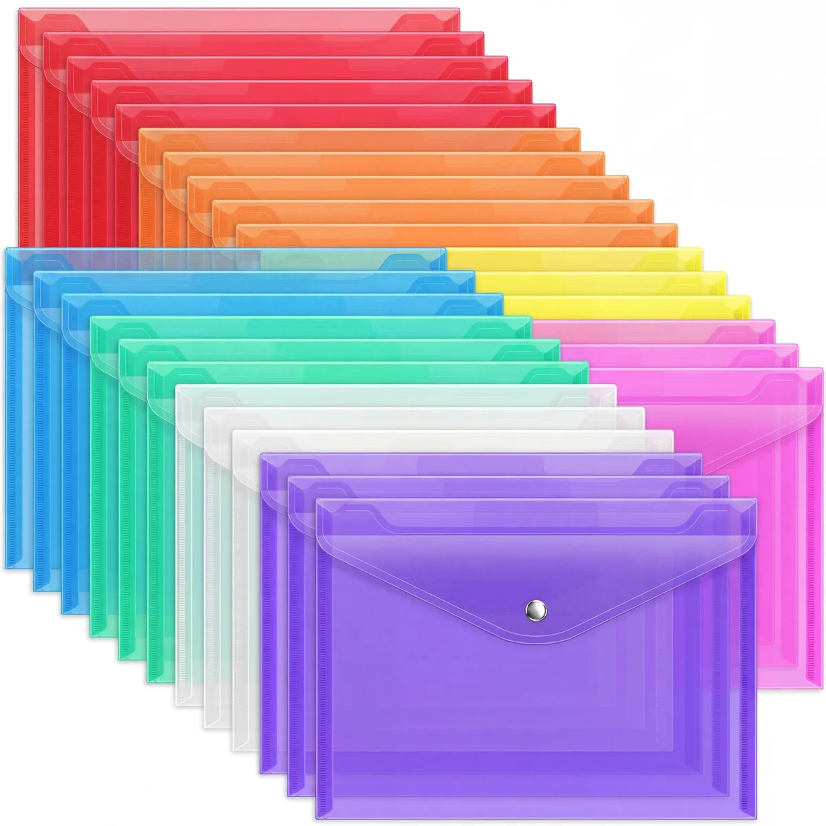 EOOUT EOOUT09131 Envelopes 28pcs Rainbow 13.1x9.3in — product photo