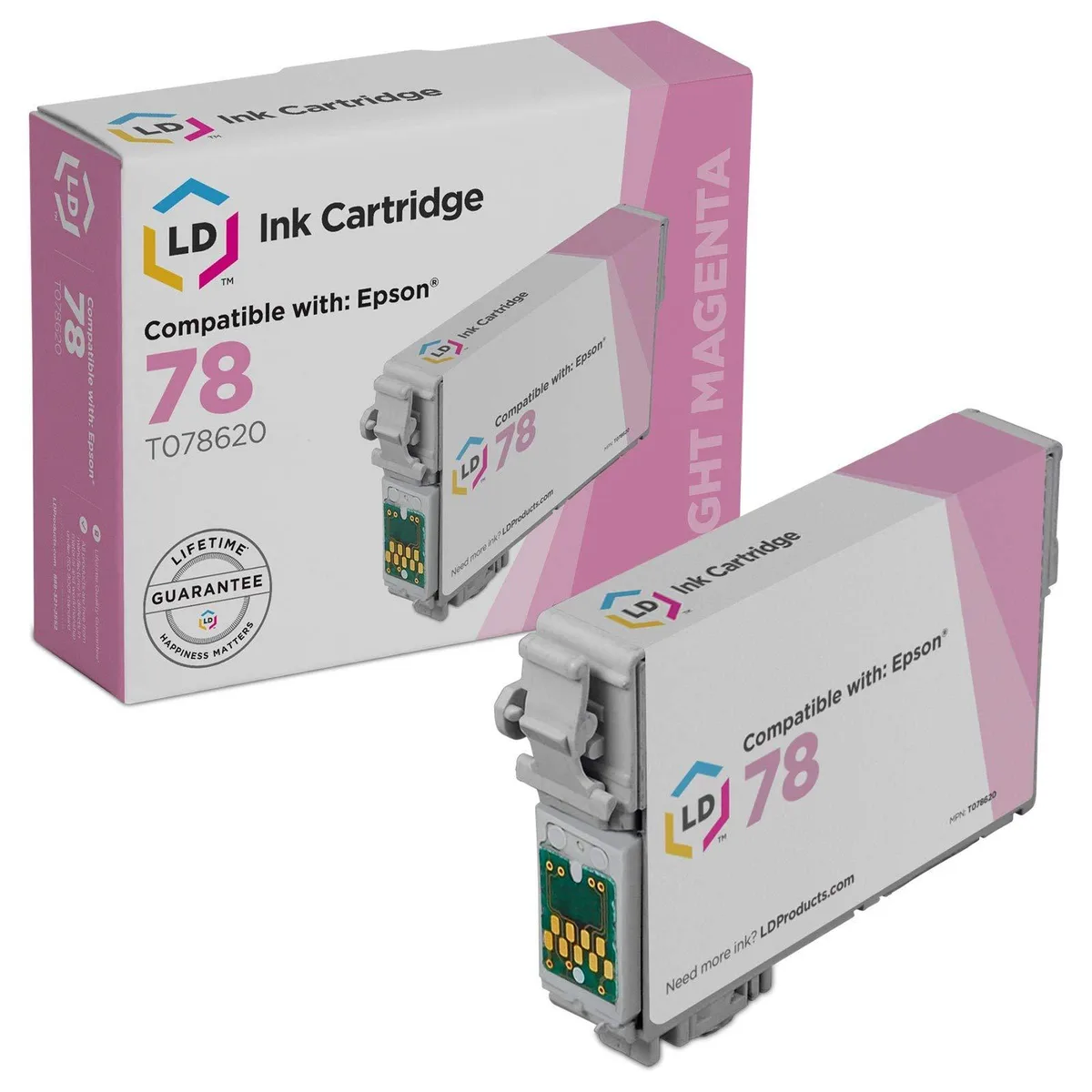 LD Products LD Products Remanufactured Ink Cartridge Epson 78 T078620 Light Magenta — product photo