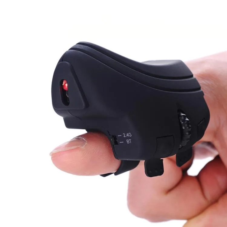 allentian allentian GM306DM ring mouse black 1000dpi 2.4GHz Bluetooth — product photo