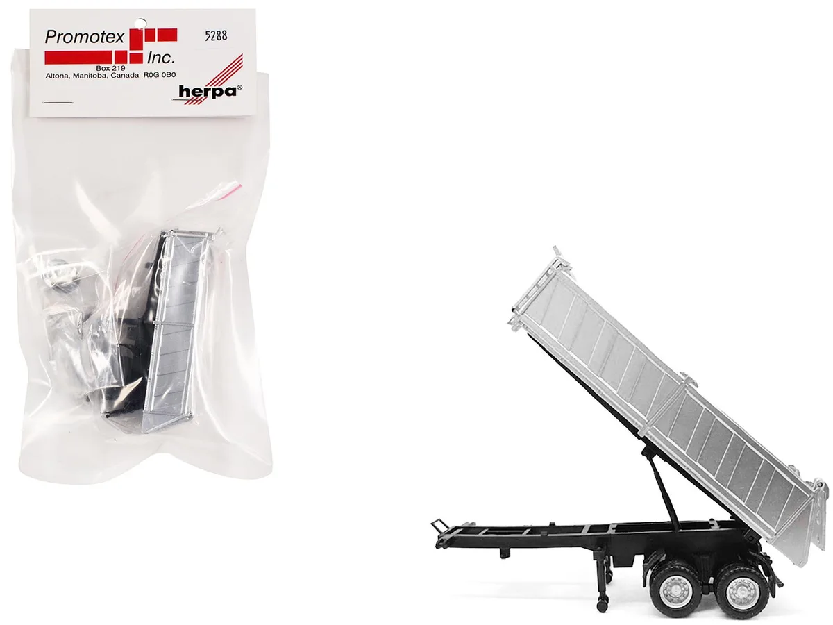 Promotex Promotex 26ft Gravel Trailer Silver 1/87 HO hobby collectible — product photo