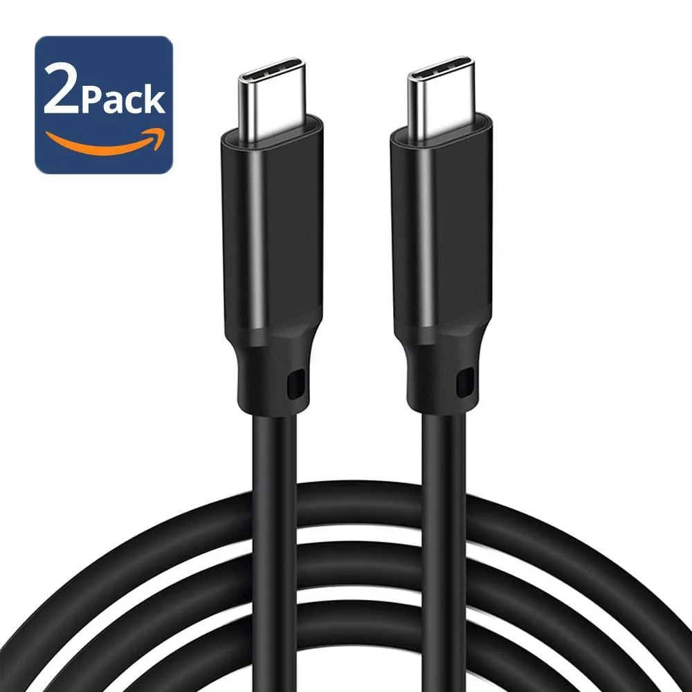 WRIARICH WRIARICH USB C cable 1.6FT 2 pack 20Gbps 100W 4K 60Hz — product photo