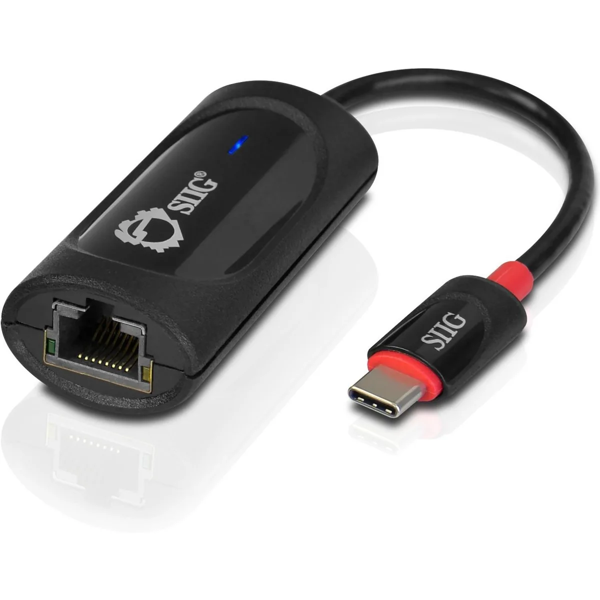 SIIG, Inc SIIG, Inc JU-NE0914-S1 USB-C to Gigabit Ethernet Adapter — product photo