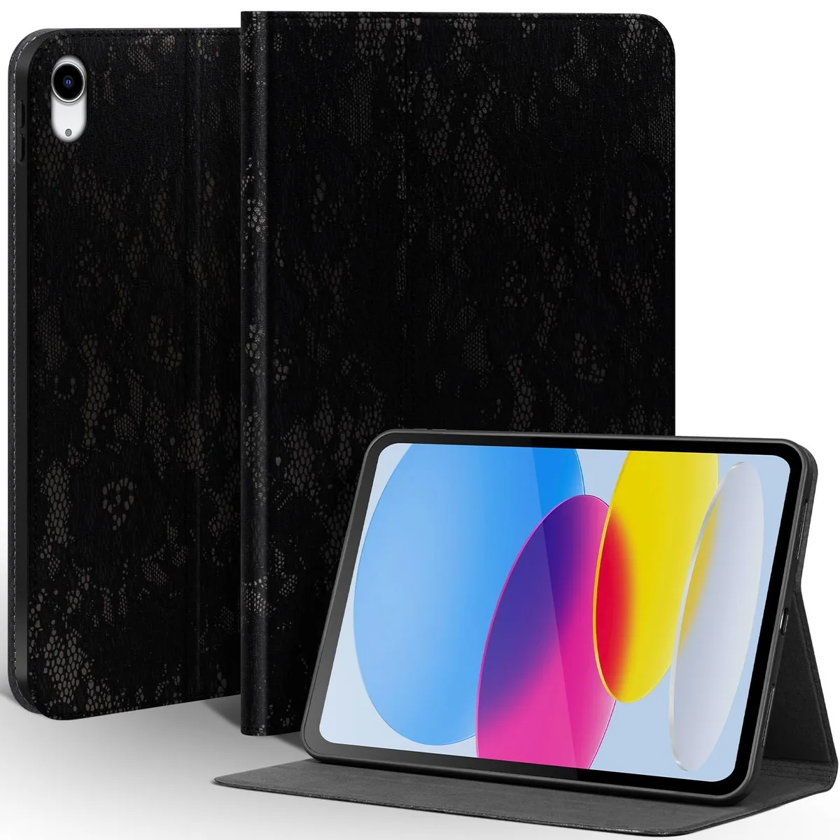 Avantalk Avantalk Leather Case iPad 10th Gen 10.9 2022 &amp; 11th Gen 11 2025 Black Silver 2 in 1 accessory — product photo