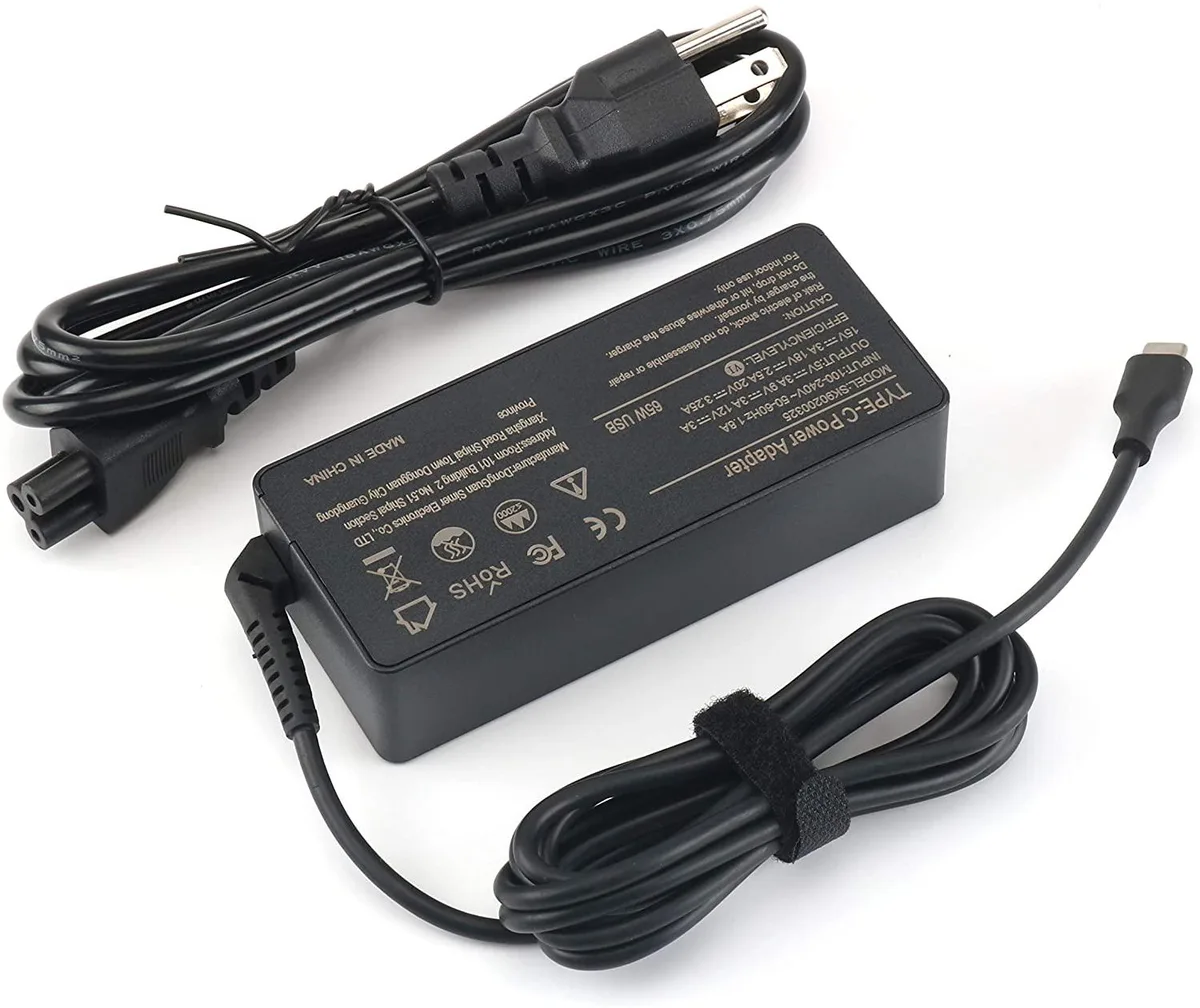 myVolts myVolts 65W &amp; 45W USB-C Laptop Charger for Lenovo Yoga, ThinkPad, Chromebook — product photo