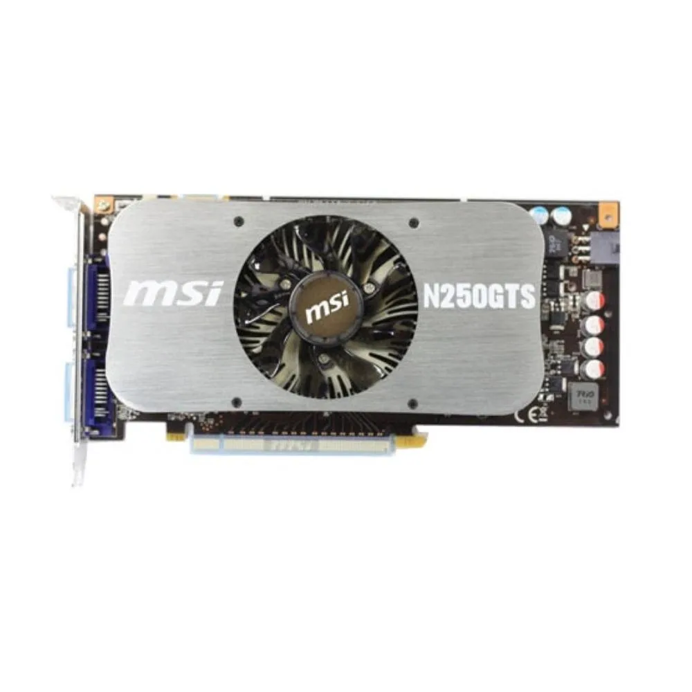 MSI MSI N250GTS-MD III 512M GDDR3 graphics card — product photo
