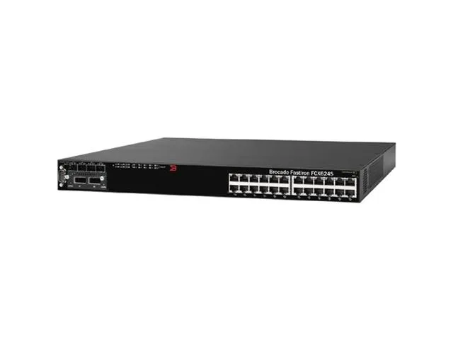 Brocade Brocade FCX624S-F-ADV 24-port 10/100/1000 network switch — product photo