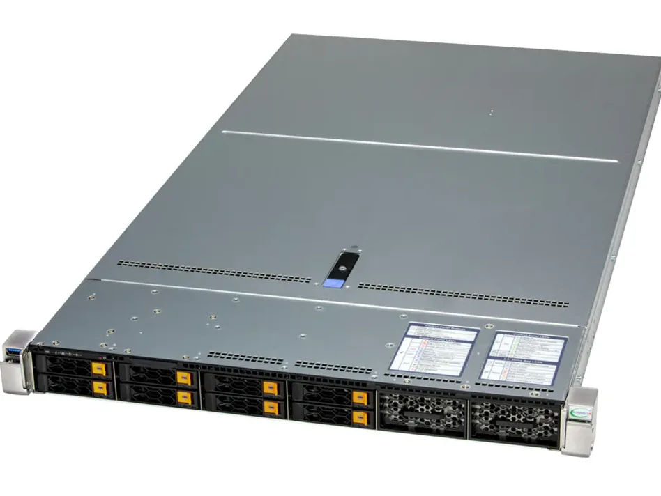 Supermicro Supermicro SYS-112HA-TN 1U rack server 12 DDR5 slots 8 NVMe/SAS/SATA bays — product photo