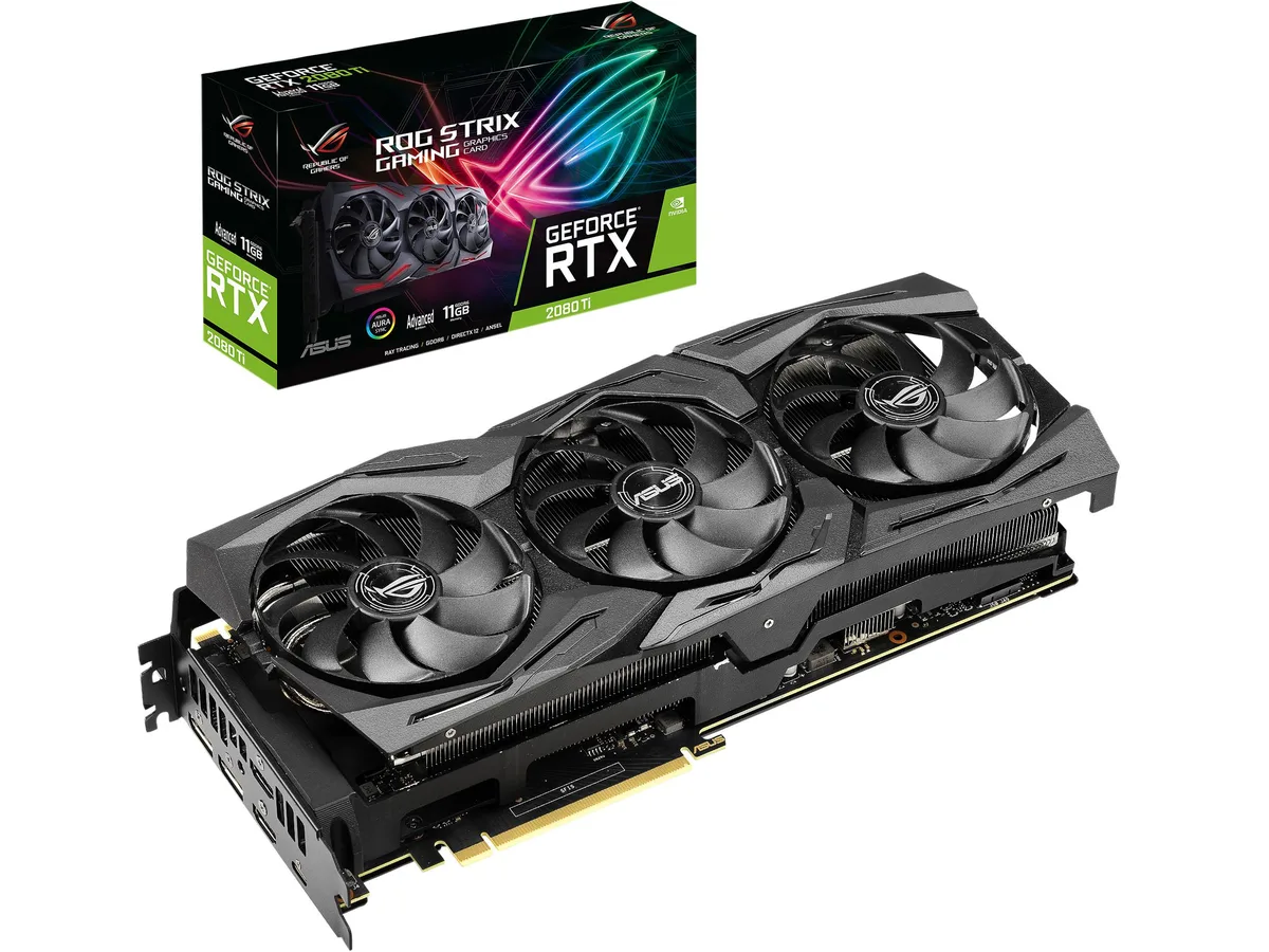 ASUS ASUS ROG Strix GeForce RTX 2080 Ti 11GB graphics card — product photo