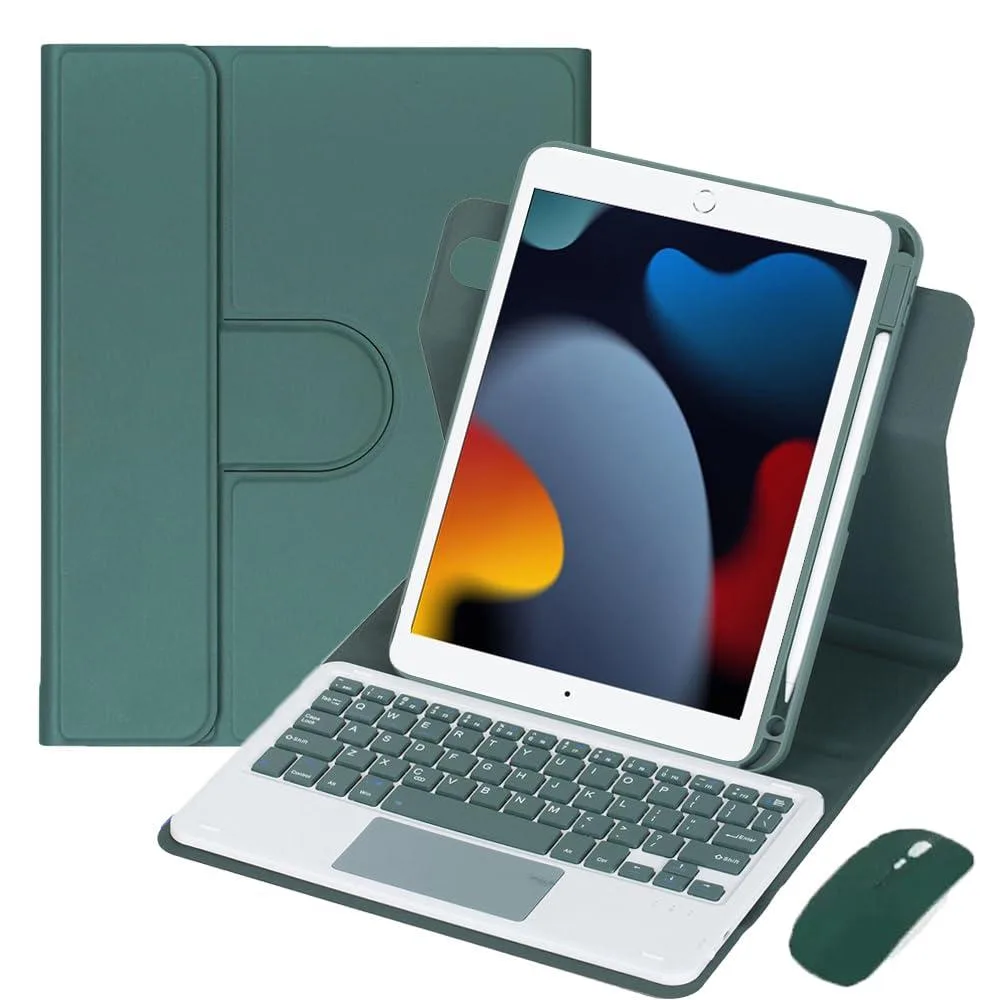 Timoom Timoom A1893 Keyboard Folio with Trackpad & Pencil Slot 9.7" Green — product photo