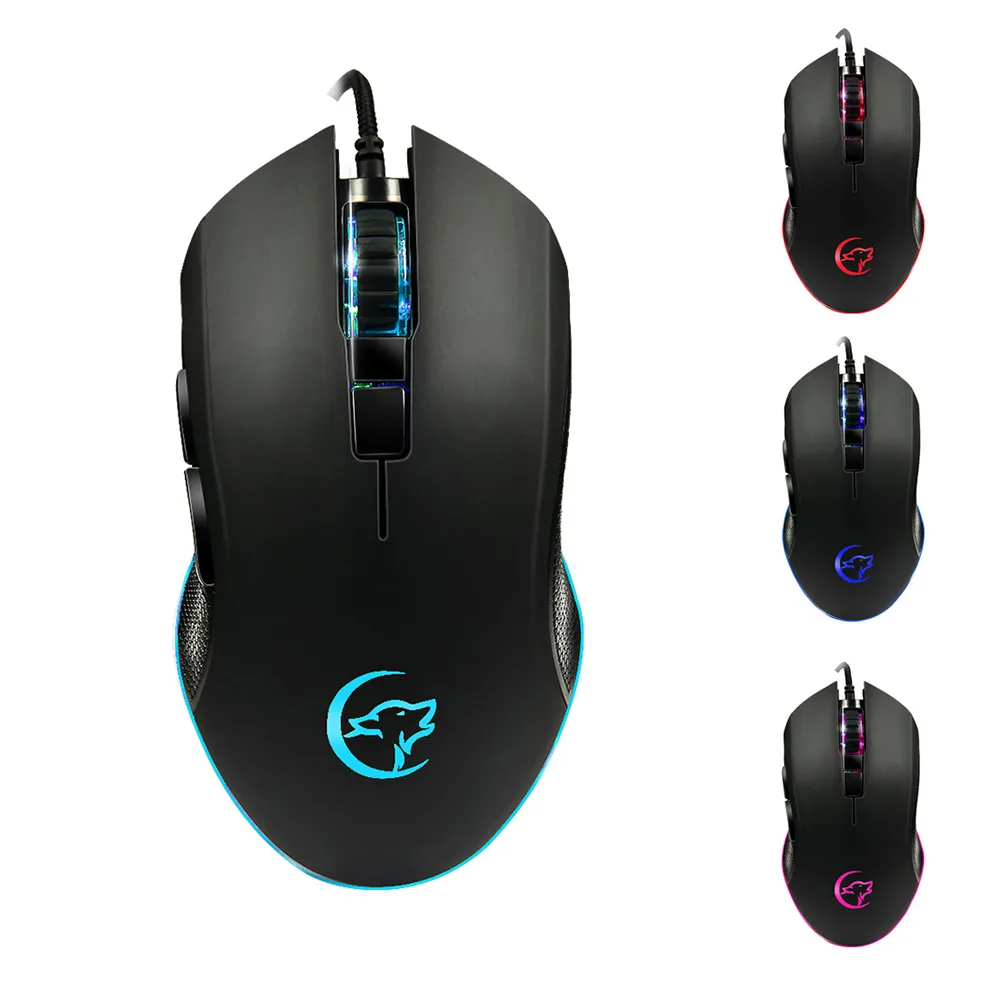 IHDAPP IHDAPP Wired Gaming Mouse 6 Buttons 3200 DPI Black — product photo