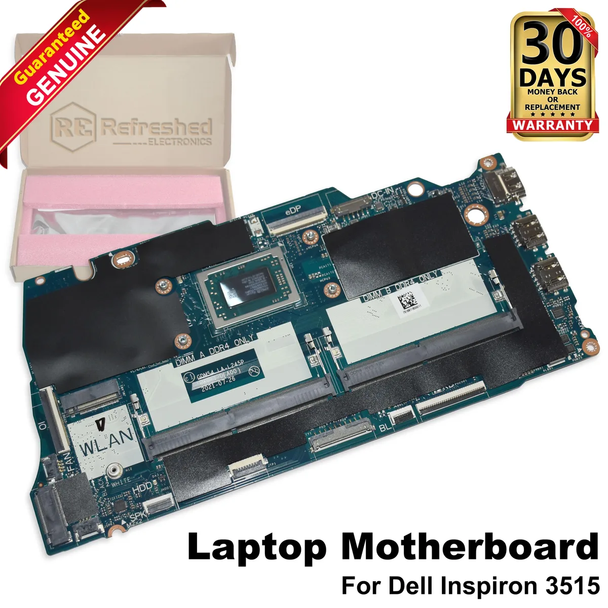DELL DELL LA-L245P Motherboard Accessory AMD Ryzen 5 3450U Radeon Vega 8 2.1 3.5GHz — product photo