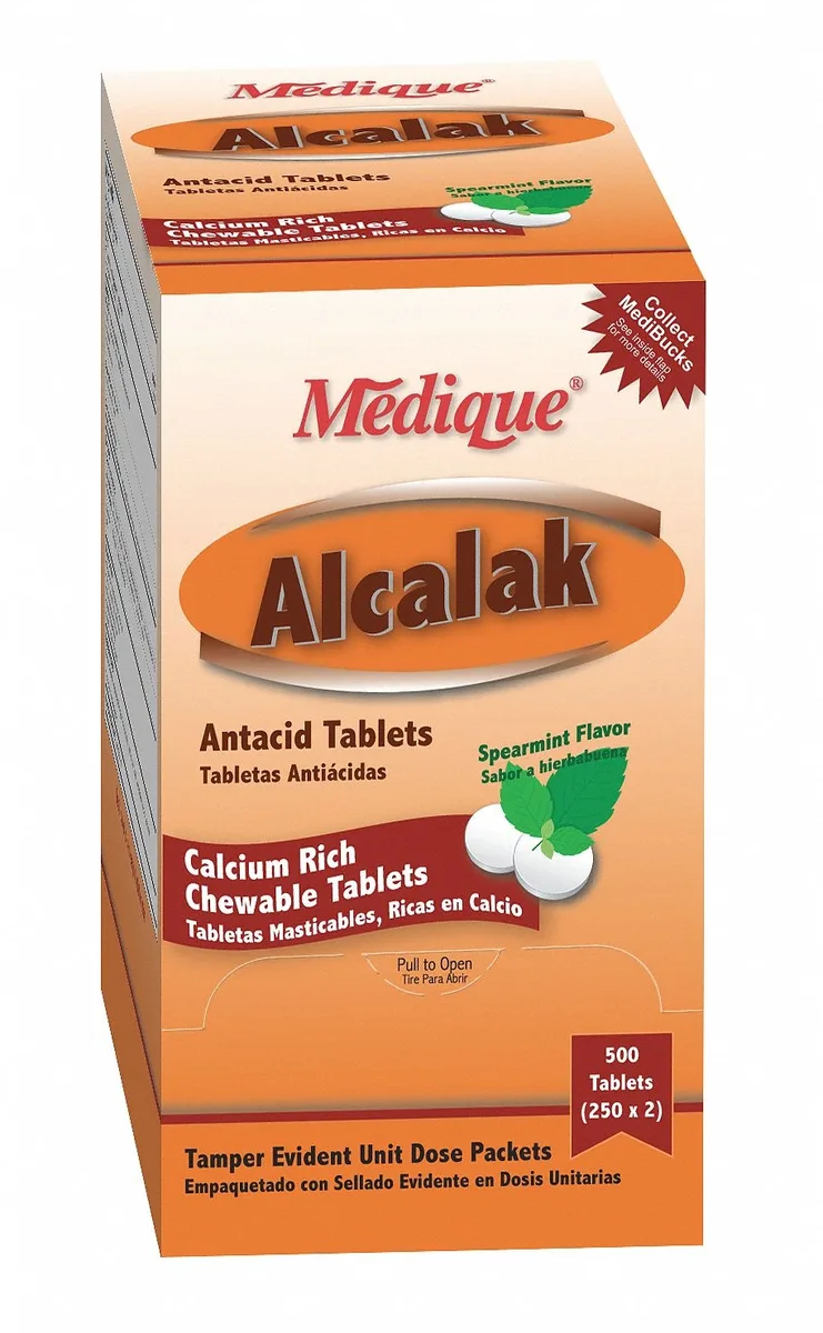 Medique Medique 10133 Antacid Chewable Tablet 420 mg PK50 First Aid — product photo