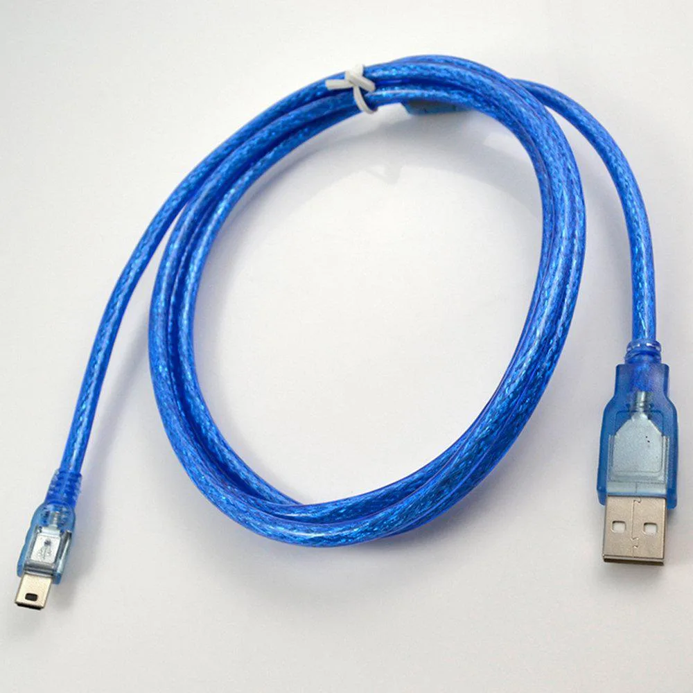 Wolvtc Wolvtc 5 FT USB 2.0 A Male to Mini B 5-Pin Male Cable — product photo