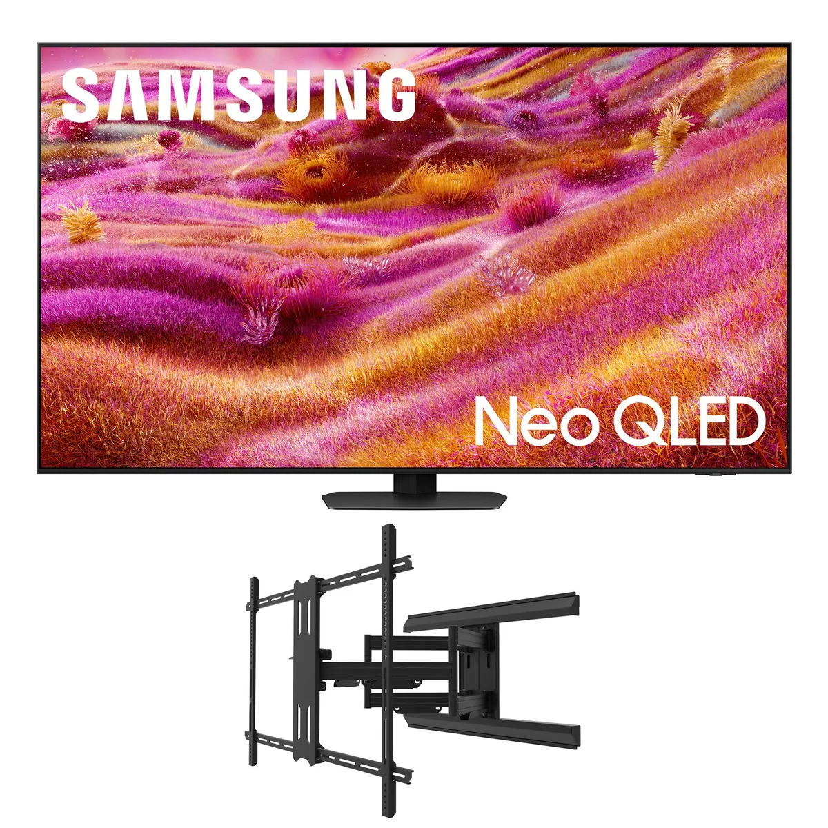 SAMSUNG SAMSUNG QN75QN90FAFXZA 75" Neo QLED 4K TV with Kanto PMX800 Mount — product photo