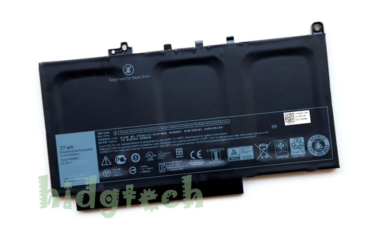 Beisite Beisite PDNM2 37Wh 11.1V laptop battery for Latitude E7470 E7270 — product photo