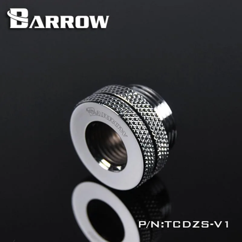 Barrow Mods Barrow Mods TCDZS-V1-Silver G1/4" Pass-Through Fitting Silver 20mm Mount — product photo