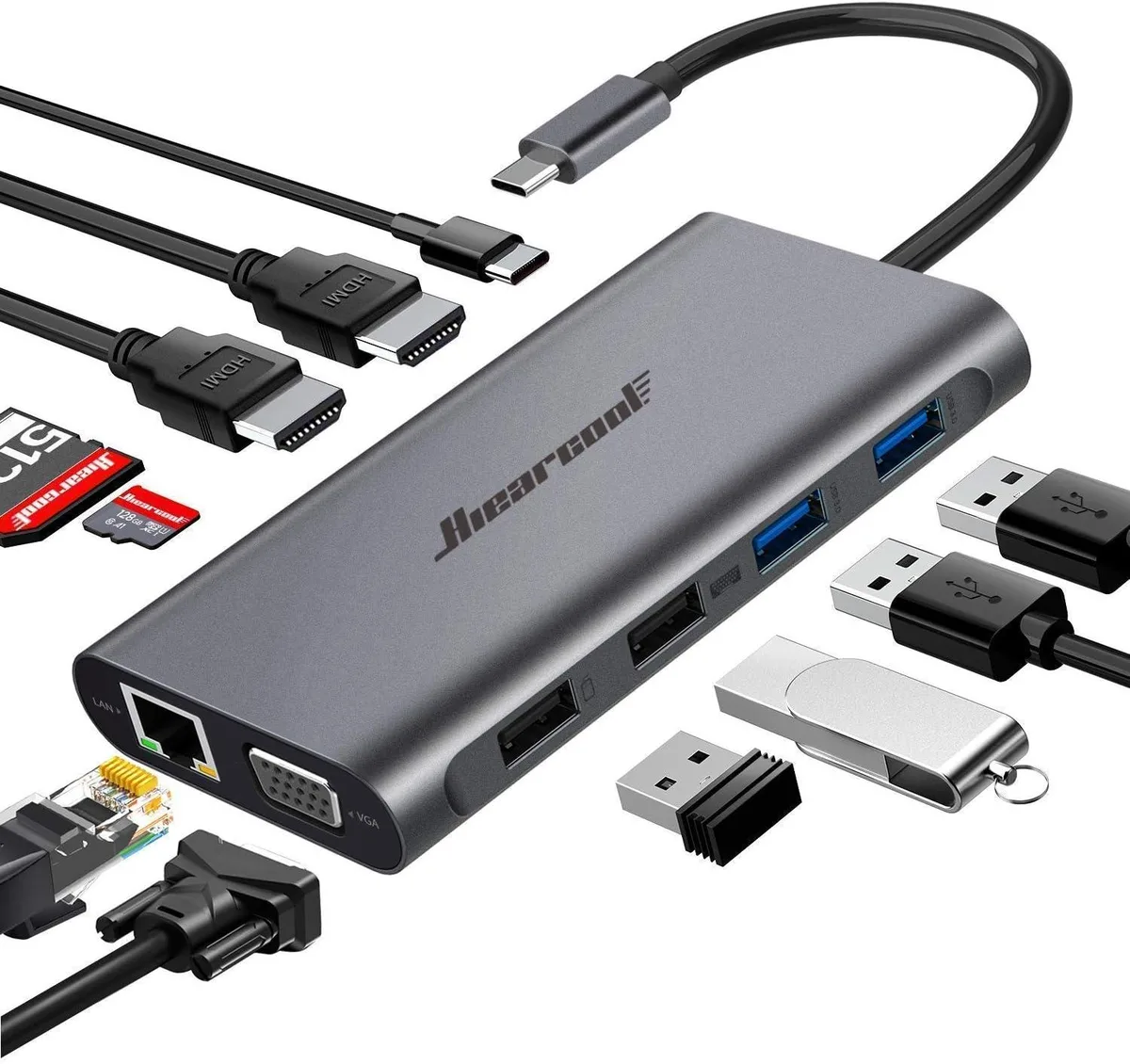 PISKEKAT PISKEKAT 11IN1 USB-C Docking Station — product photo