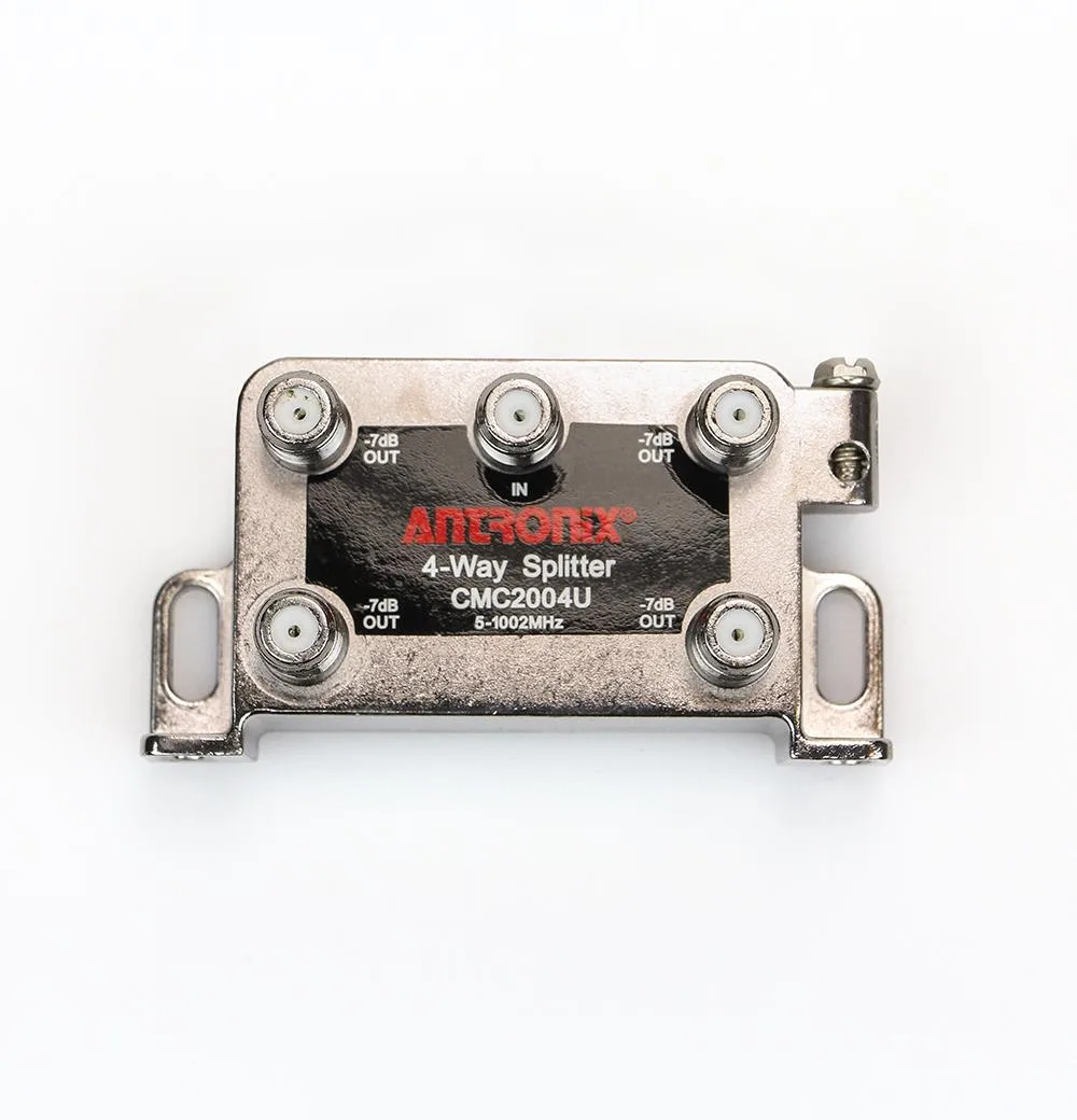 Antronix Antronix CMC2004U 4-Way Universal MoCa Splitter -3.5dB -7dB 5-1002 MHz — product photo