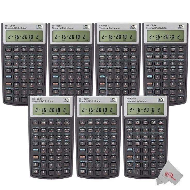 HP HP 10bII+ Financial Calculator Black — product photo