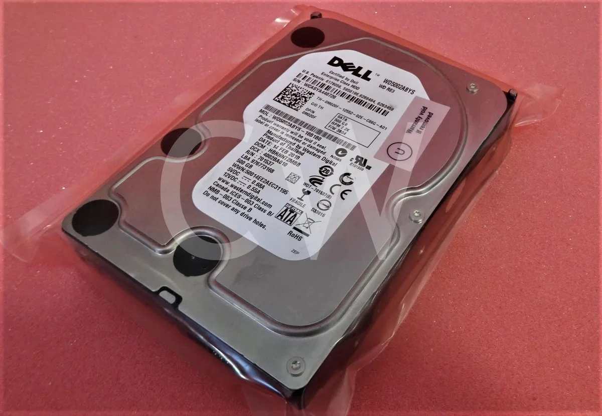 Western Digital Western Digital WD5002ABYS 500GB 7200RPM 3.5" SATA internal hard drive — product photo
