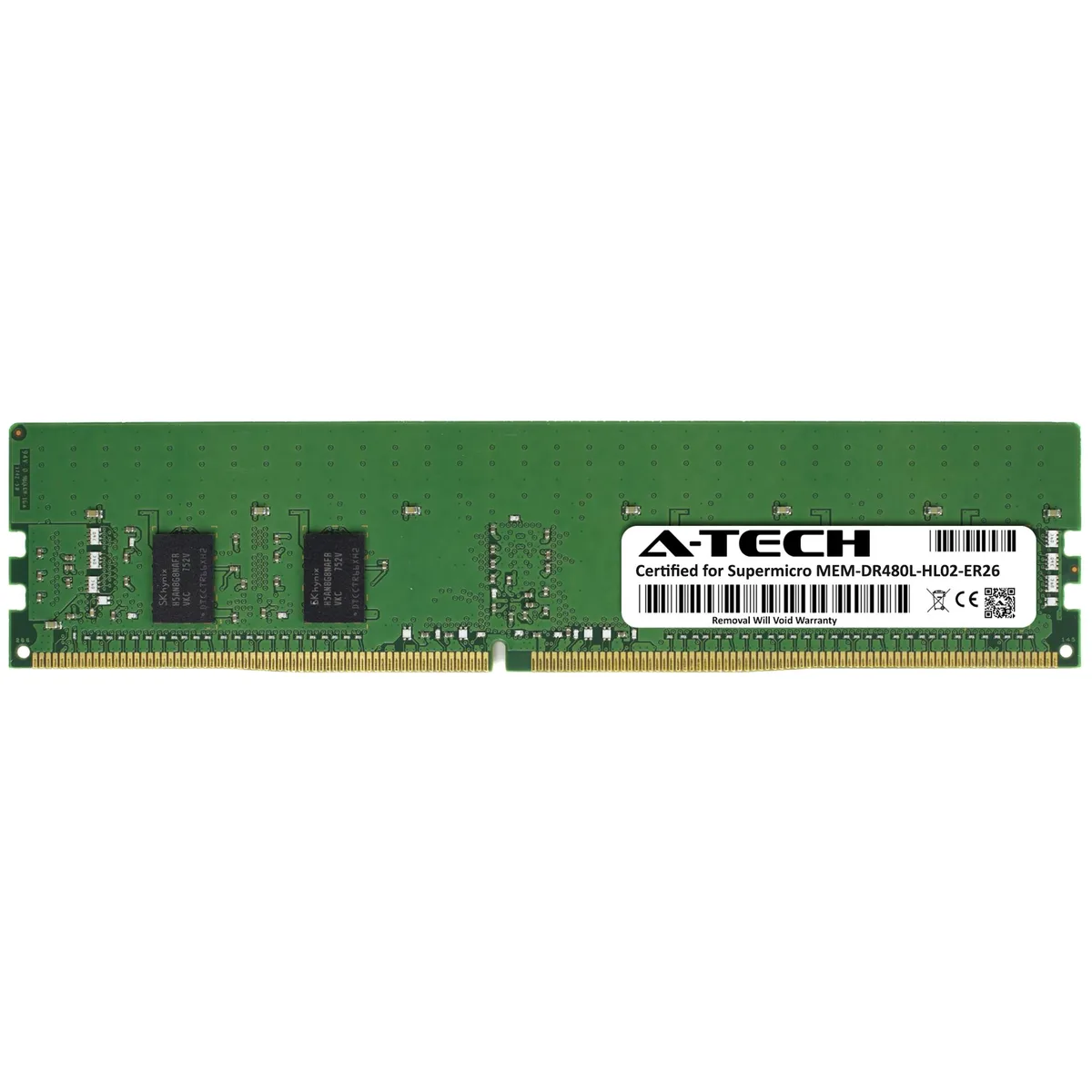 A-Tech A-Tech Supermicro Certified 8GB DDR4 2666MHz ECC RDIMM 1Rx8 288-Pin — product photo