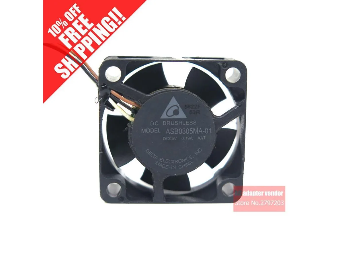 Fans Fans ASB0305MA-01 3010 DC 5V 0.19A case fan — product photo