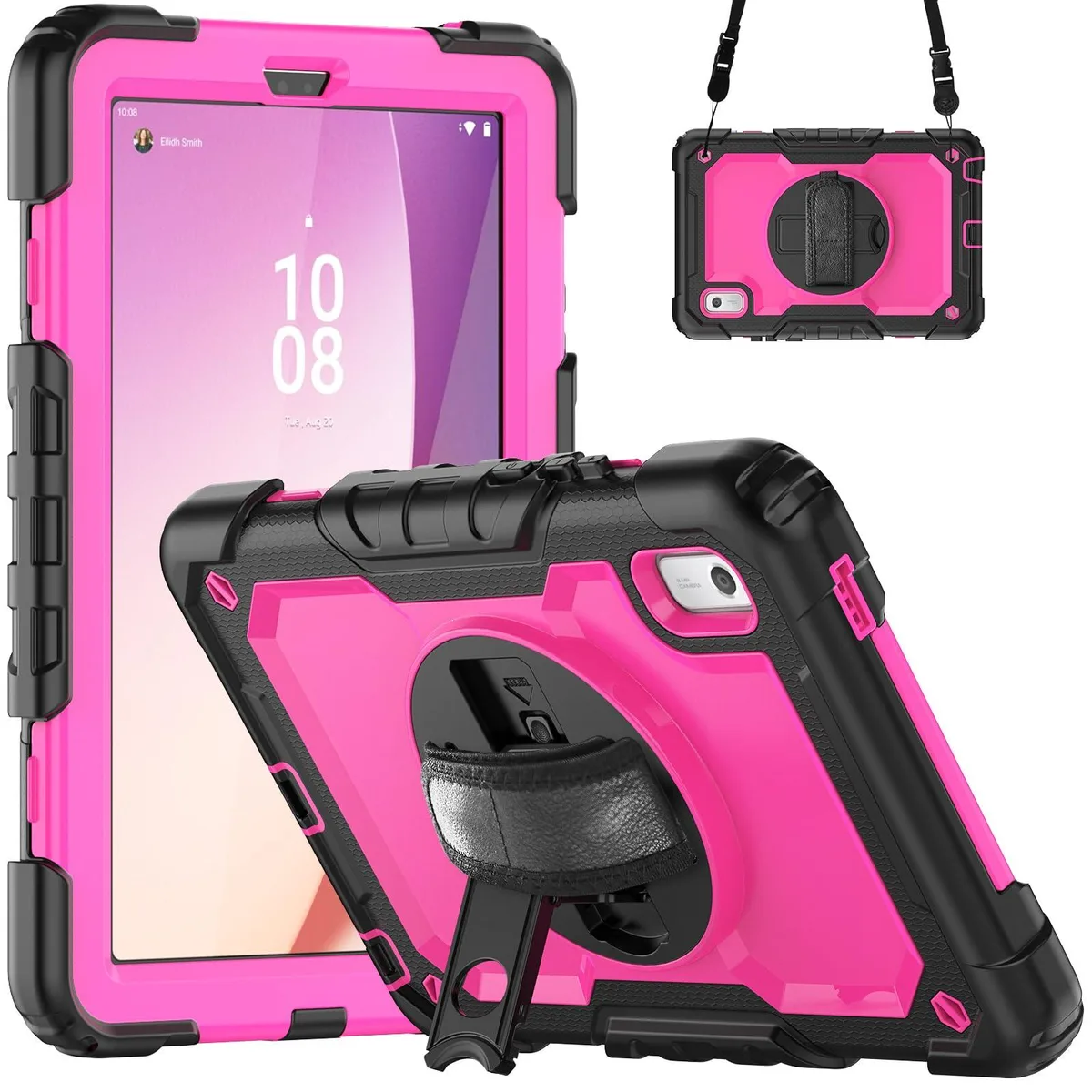 Timoom Timoom Heavy Duty Shockproof Case RosePC for Lenovo Tab M9 9.0" TB-310FU 2023 — product photo