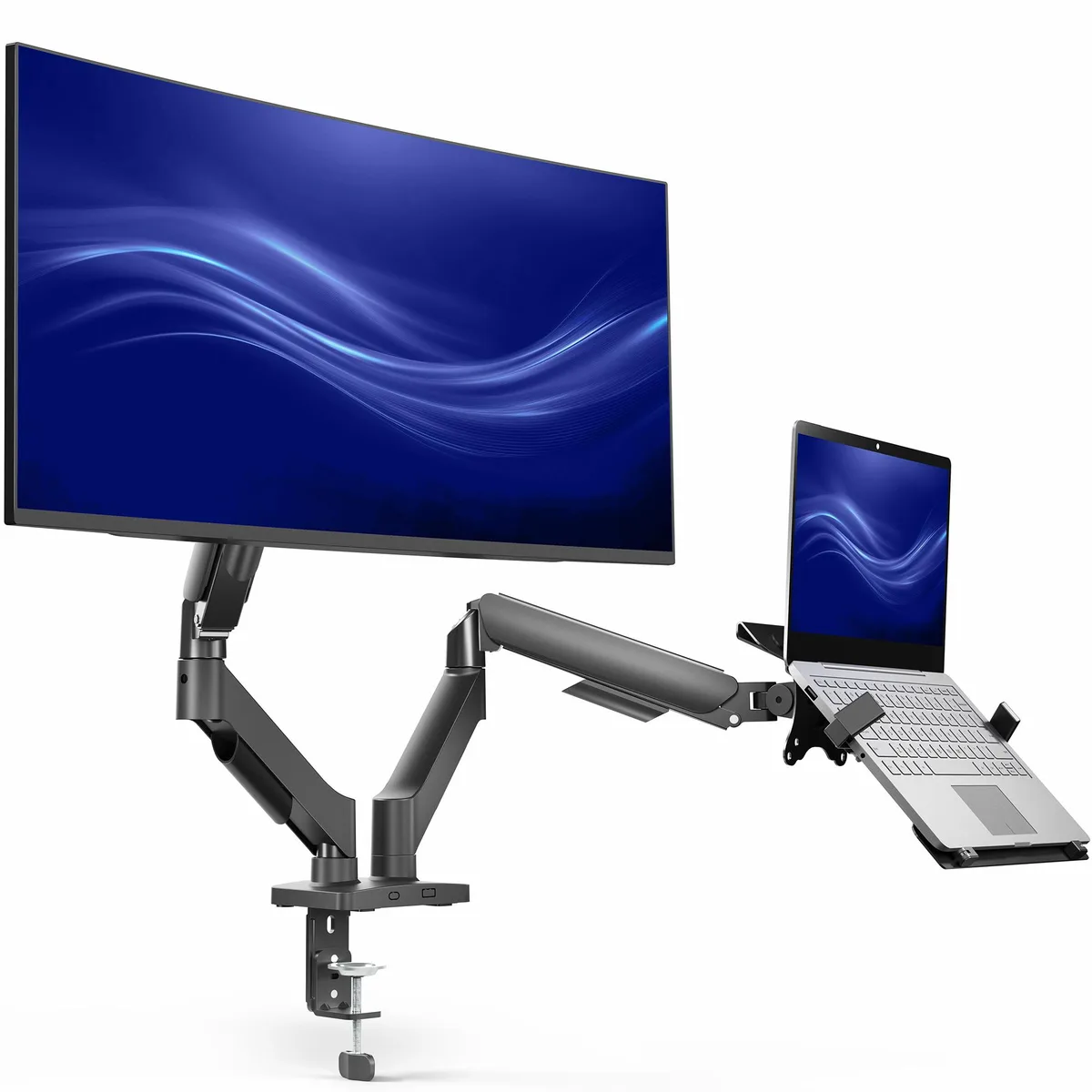 VIVO VIVO STAND-V002O-L Dual Monitor &amp; Laptop Desk Mount — product photo