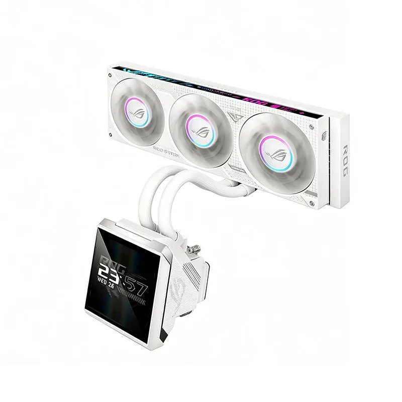 ASUS ASUS ROG Strix LC IV 360 ARGB White LCD Liquid Cooler 250mm tube 5.08" IPS display — product photo