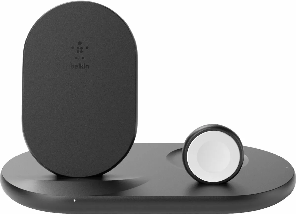 WUQ WUQ 3-in-1 Wireless Charger Stand Black 7.5W — product photo