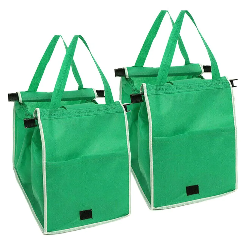 Kole Imports Kole Imports OL375 2-Pack Clip-to-Cart Reusable Bags 40 lbs — product photo