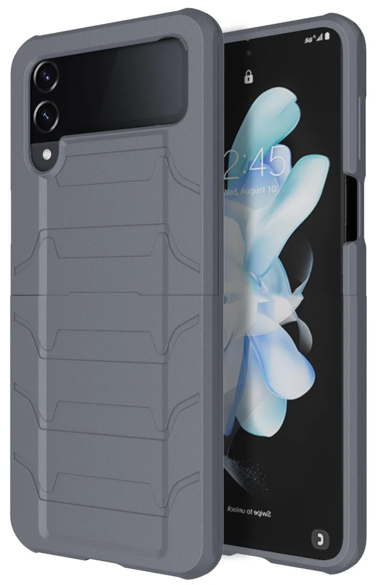 Nakedcellphone Nakedcellphone Special Ops Tactical Cover Gray for Samsung Galaxy Z Flip 4 5G 2022 — product photo