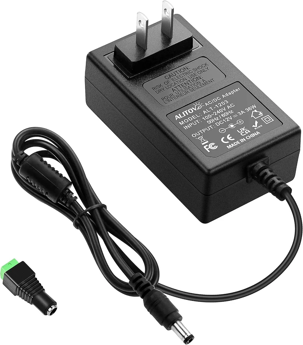 Kenuco Kenuco 12V 3A 36W power adapter 5.5mm 2.1mm 2.5mm — product photo