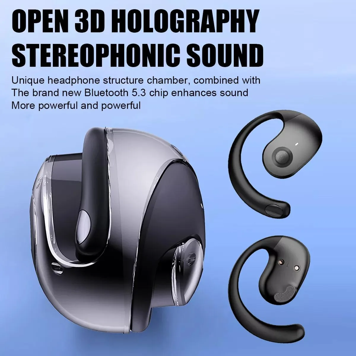 NShi NShi OWS Ear-Hook Earphones Bluetooth 5.3 20h 300mAh — product photo