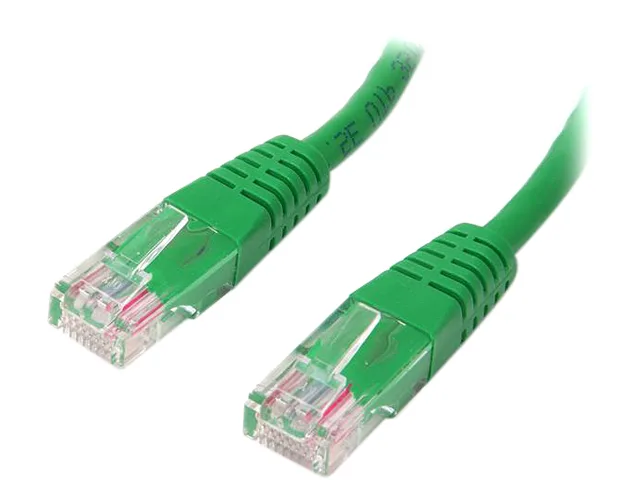 STARTECH STARTECH M45PATCH1GN Cat 5E 1 ft Green network ethernet cable — product photo