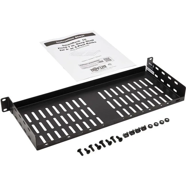 Tripp Lite Tripp Lite SRSHELF2P1USHRT 1U 19-inch vented cantilever server rack shelf — product photo