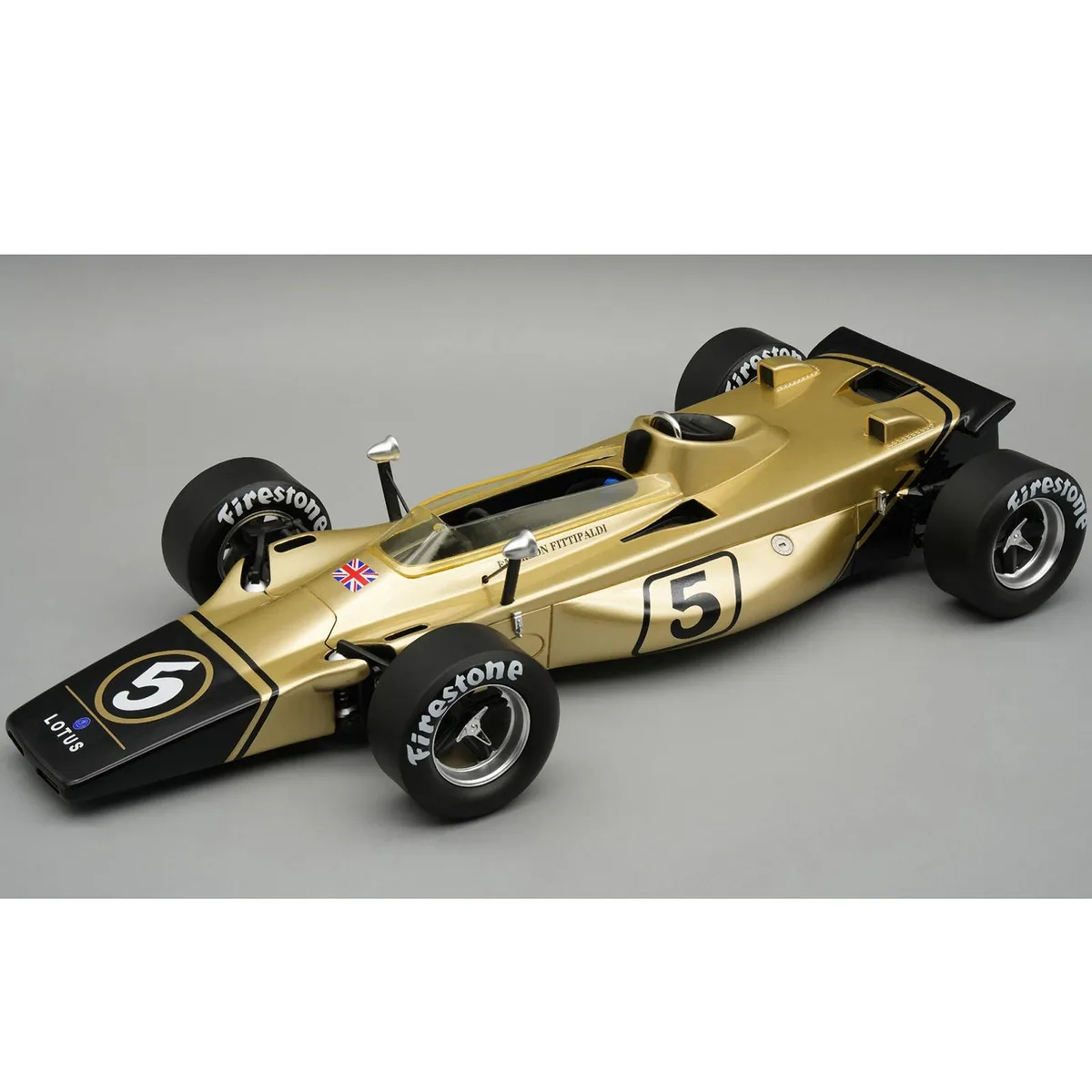 Tecnomodel Tecnomodel Lotus 56B #5 Fittipaldi Italian GP 1971 Mythos 1/18 Limited 80 Resin Display Case — product photo