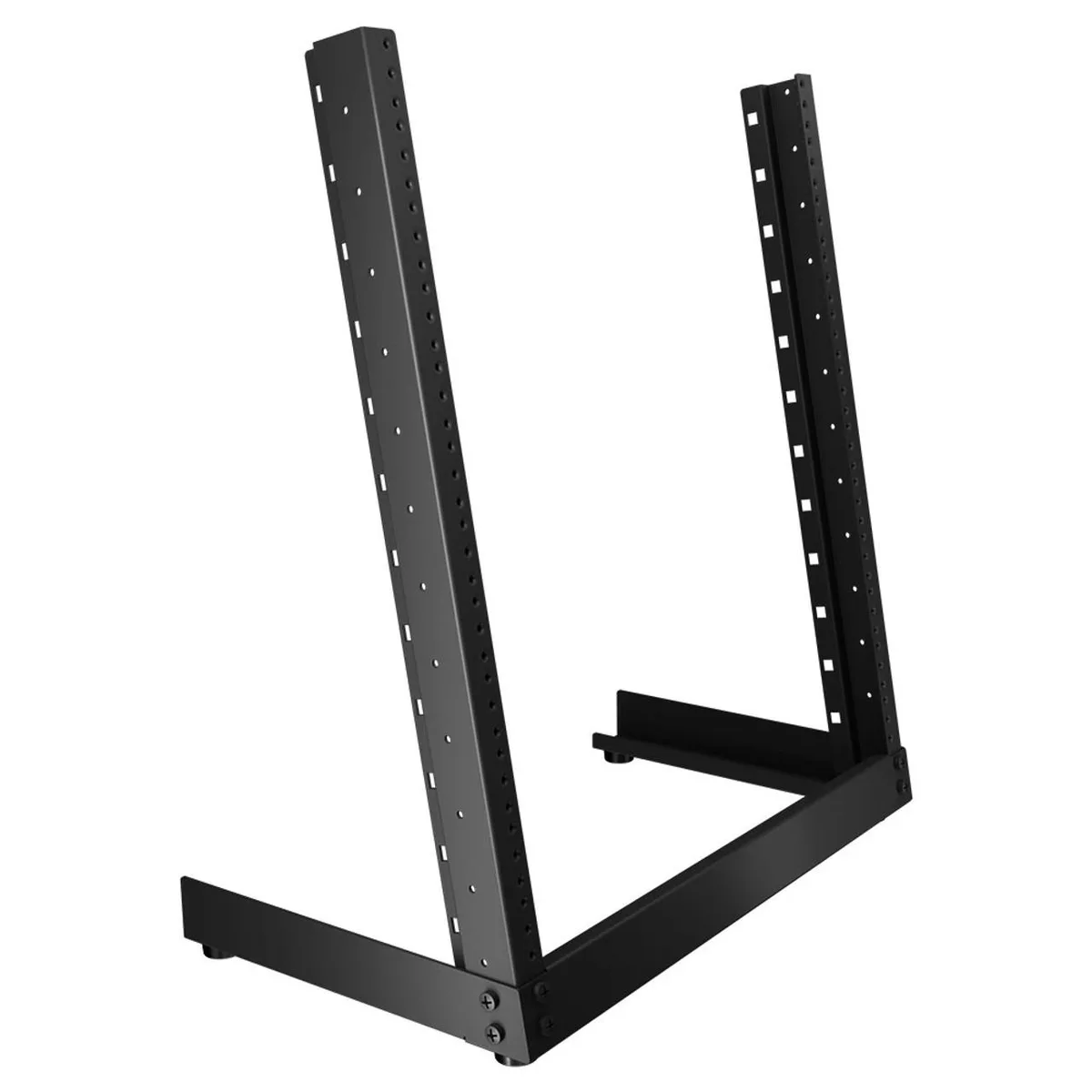NavePoint NavePoint 12U 2-Post Open Frame Desk Rack Threaded 19-inch 330 lbs — product photo