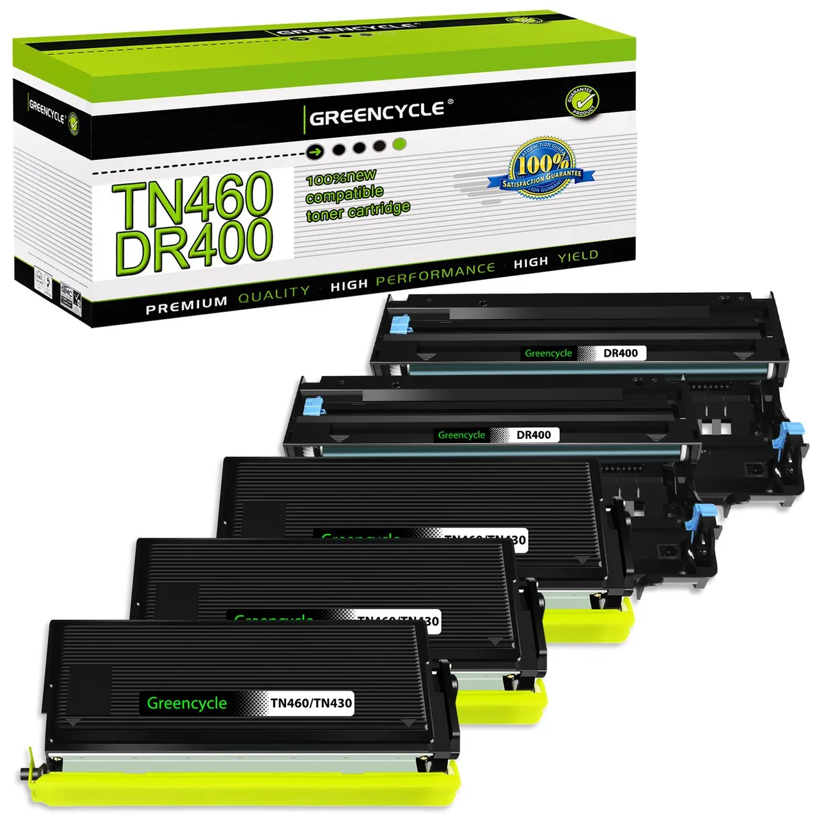 GREENCYCLE GREENCYCLE TN460 DR400 3 Toner 2 Drum Set — product photo