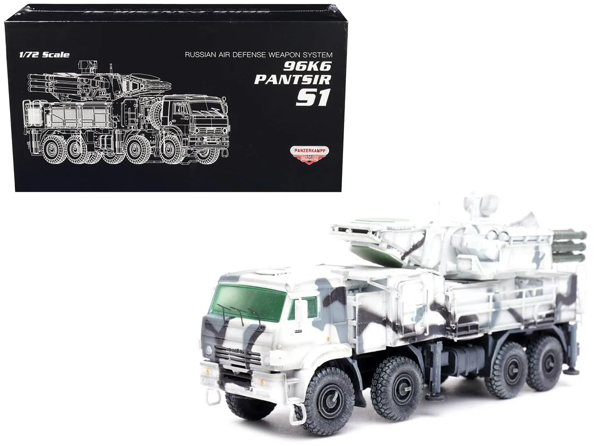 Panzerkampf Panzerkampf Pantsir S1 96K6 1/72 Winter Camouflage Armor Premium Diecast — product photo