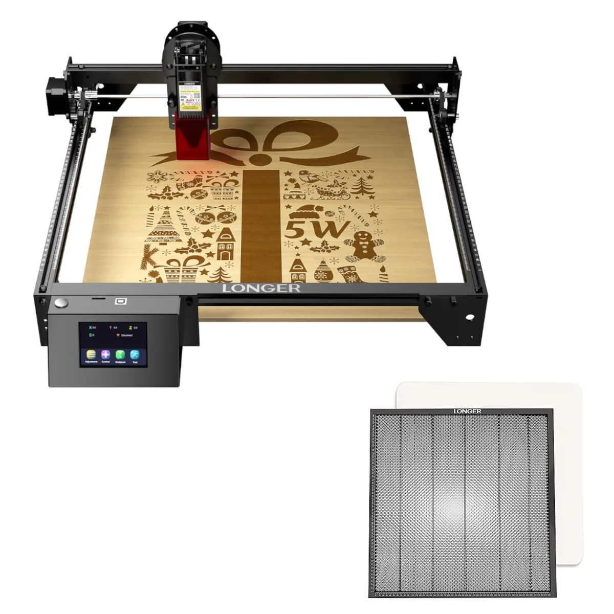 LONGER LONGER RAY5 5W Laser Engraver Honeycomb Table 500mm — product photo
