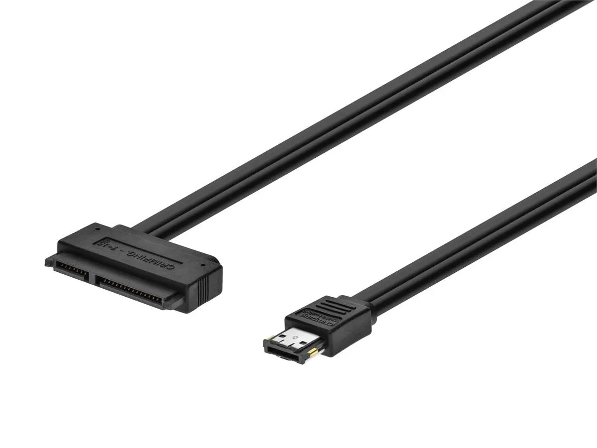 Monoprice Inc. Monoprice Inc. 8492 19-Inch eSATAp to SATA 22-Pin Cable — product photo